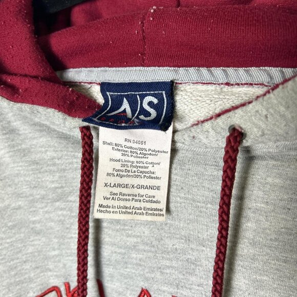 y2k University of Oklahoma Skater/Surf Sports Hoodie - Picture 3 of 4